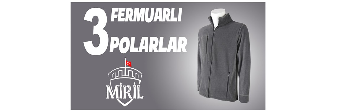 TOPTAN 3 FERMUARLI POLAR