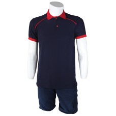 Polo Yaka Lacivert Kırmızı T-Shirt Kelebek Model Lacoste