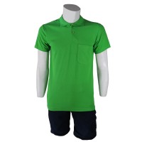 Polo Yaka Yeşil T-Shirt Open End Lacoste