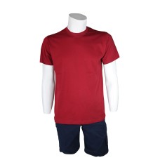 Sıfır Yaka 24 - 1 Compact Penye Bordo