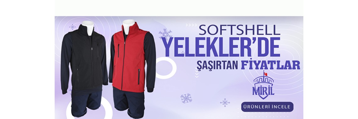 TOPTAN SOFTSHELL YELEK